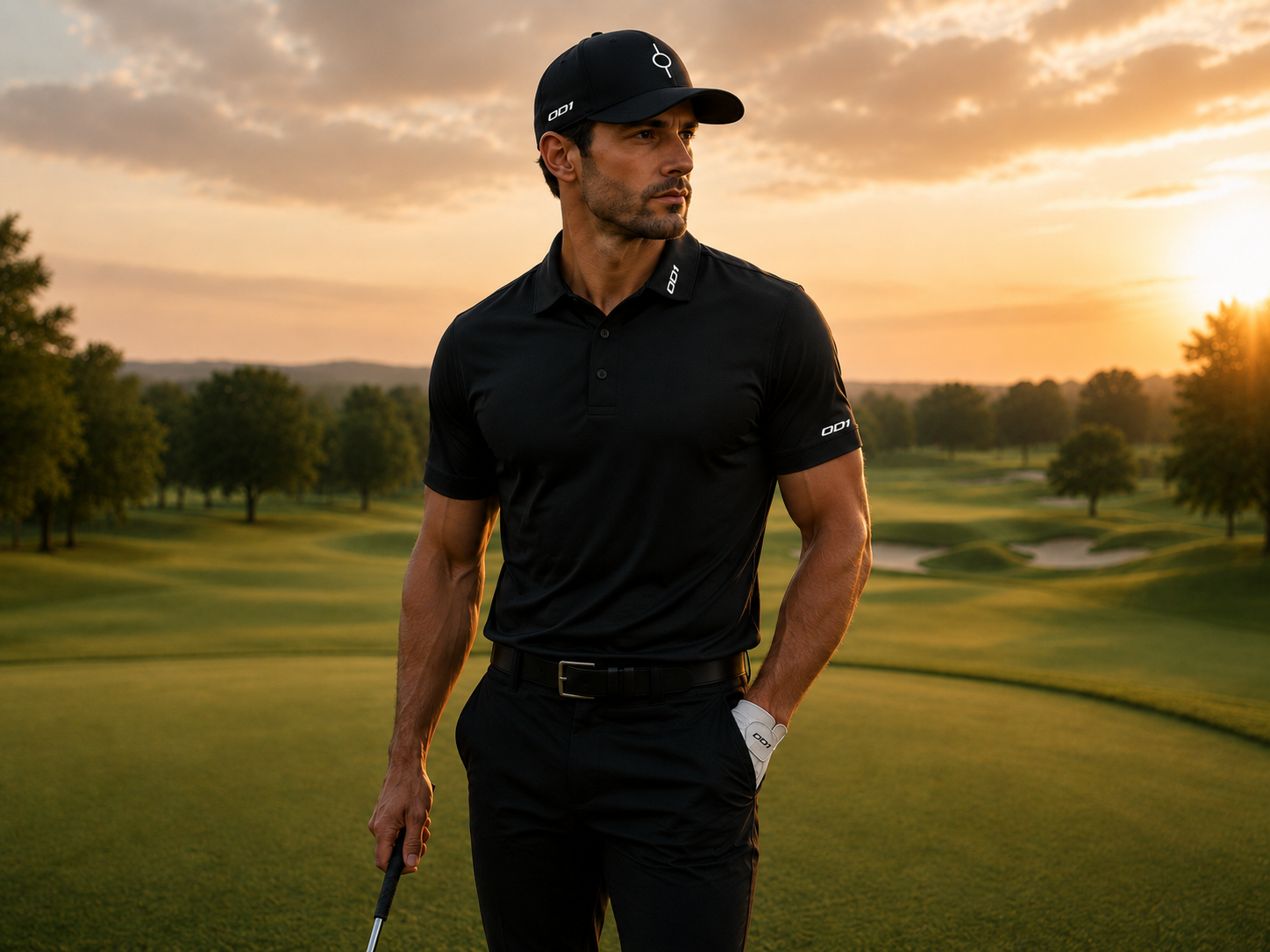 OD1 Performance Polo Black - Image 2